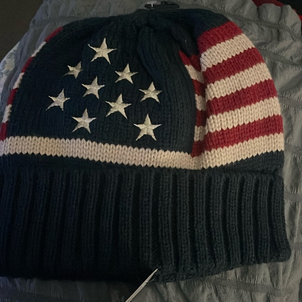 American Flag Beanie